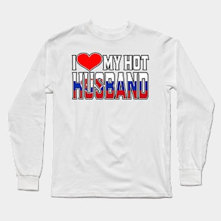 I Love My Hot Slovak Husband Long Sleeve T-Shirt